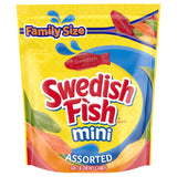 SWEDISH FISH Mini Assorted Soft & Chewy Gummy Candy, Family Size, Bulk Candy, 1.8 Lb