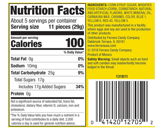 Jujyfruits Assorted Gummy Candy, Fruity Flavors, Theater Box, 5 Oz, 12 Ct
