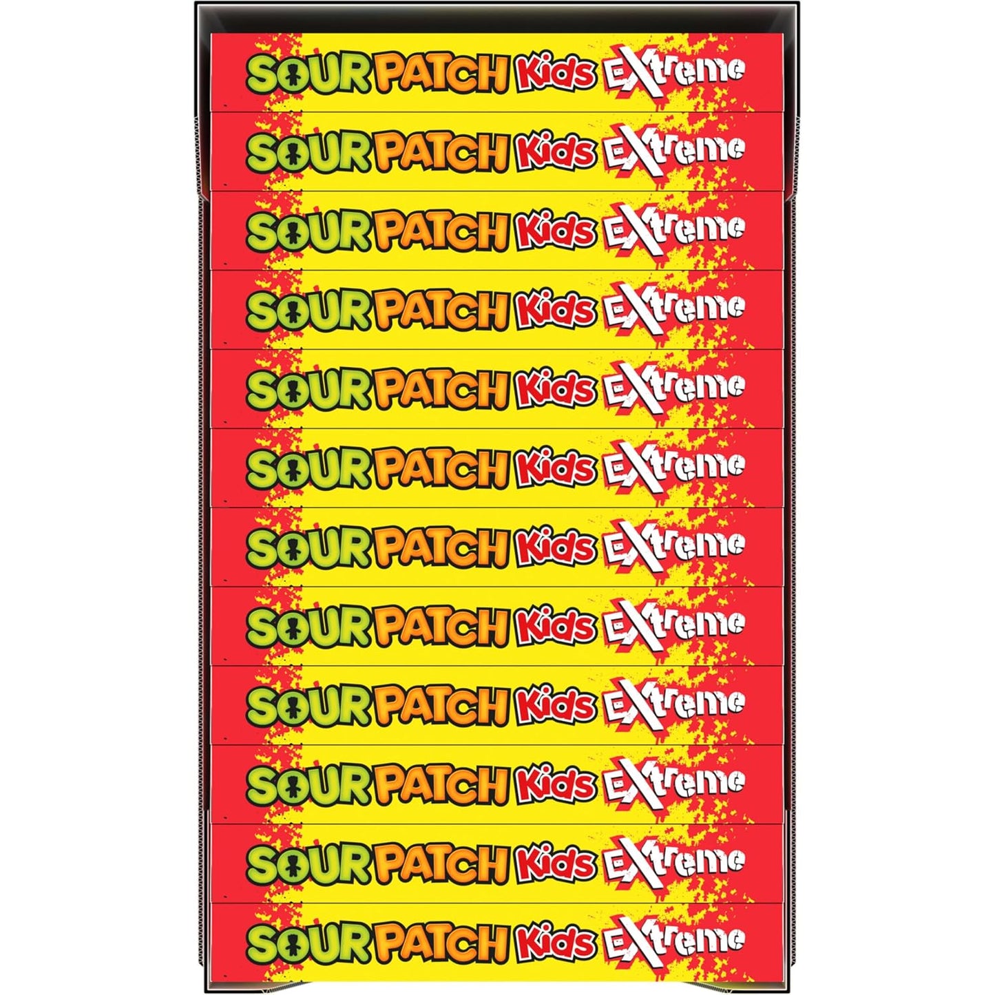 SOUR PATCH KIDS Extreme Sour Soft & Chewy Gummy Candy, Bulk Candy, 12 - 3.5 Oz Boxes