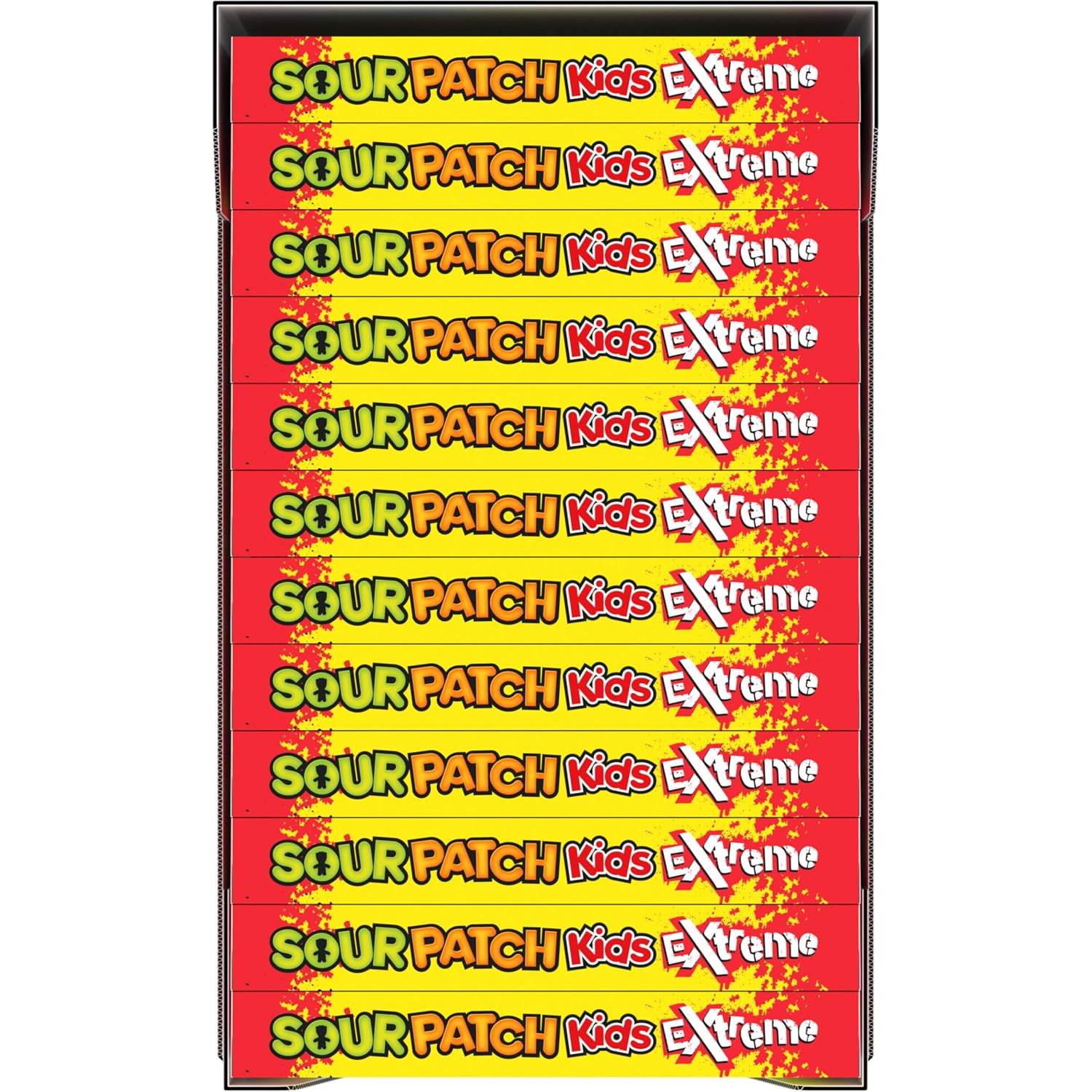 SOUR PATCH KIDS Extreme Sour Soft & Chewy Gummy Candy, Bulk Candy, 12 - 3.5 Oz Boxes