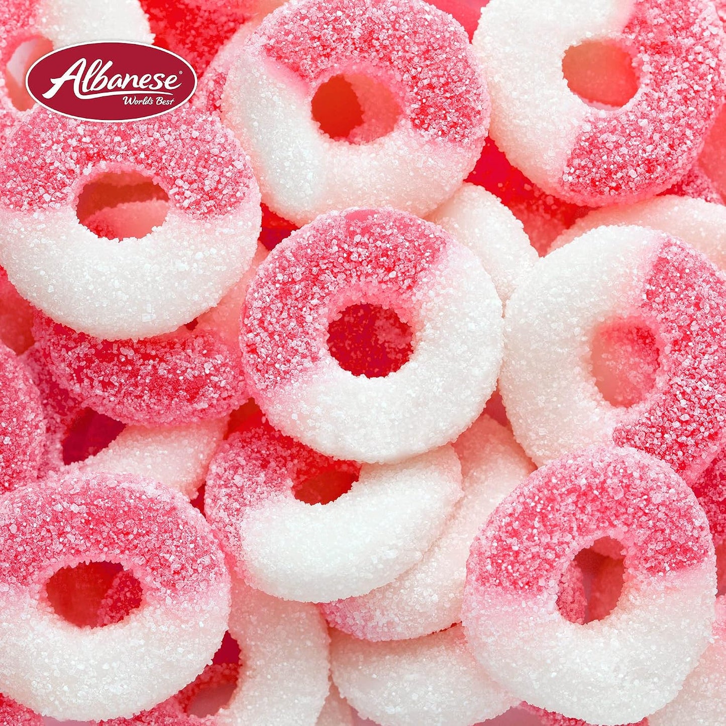 Albanese Candy, Best Gummi Watermelon Rings, 4.5Lbs of Gummy Candy