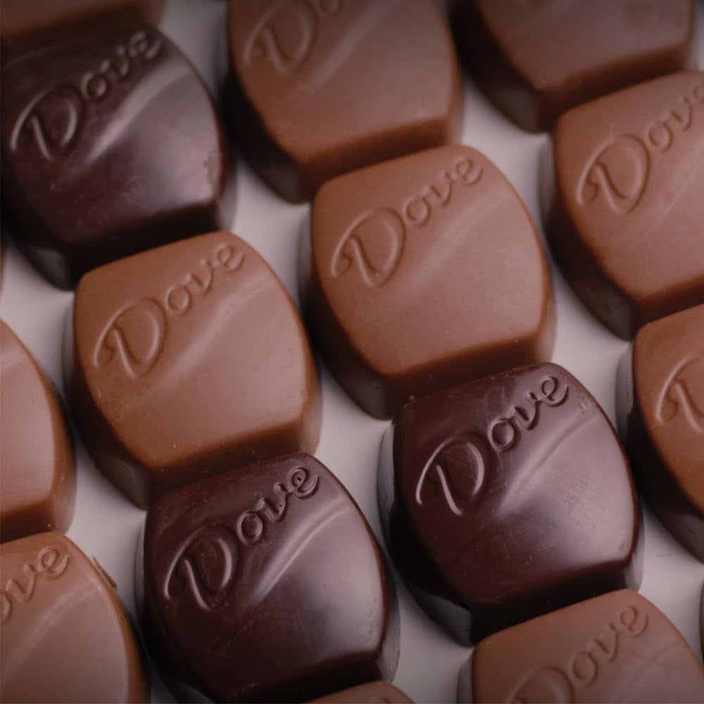 DOVE PROMISES Milk Chocolate, Dark Chocolate and Milk Chocolate & Caramel Assorted Chocolate Candy, 136 Ct Bulk Bag