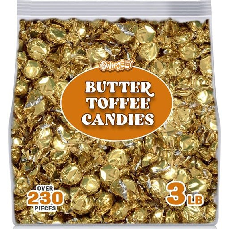 Gold Foil Candies - 3LB - Butter Toffee Candies for Candy Buffet