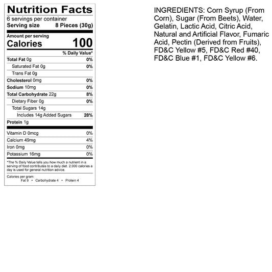 Albanese World'S Best Sour 12 Flavor Gummi Bears | 7 oz Bag of Candy, Pack of 12