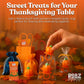 Pumpkin Candy 3D Ring Pops - 18 Individually Wrapped Suckers Bulk Pack - Thanksgiving Treats