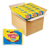 SWEDISH FISH Mini Soft & Chewy Gummy Candy, Bulk Candy, 140 Snack Packs