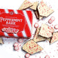 A Gift inside CY Chocolates Peppermint Bark Gift Tin - Handmade Chocolate Peppermint Bark with Dark & White Chocolate, Christmas Peppermint Candy, Gourmet Chocolate Peppermint Gift for Holidays