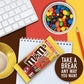 M&M'S Milk Chocolate Candy Variety Pack, Bulk Candy Individually Wrapped 18, Full Size 2.5 Oz Bags