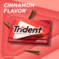 Trident Cinnamon Sugar Free Gum, 12 Packs of 14 Pieces (168 Total Pieces)