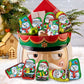 Christmas Candy Milk Chocolate Santa Helpers 12 Oz Bag - Individually Wrapped Holiday Novelty Mini Santas Chocolate Candies Treats for Stocking Stuffers, Bowls, Parties & Gift Bags