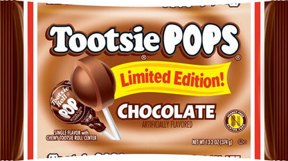 Tootsie Roll Pops Chocolate Flavor Limited Edition, 13.2Oz Bag
