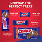CRUNCH Full-Size Candy Bar, Creamy Milk Chocolate with Crunchy Crisped Rice, 36 Individually Wrapped Bars