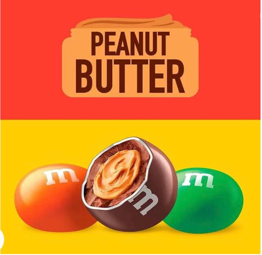 M&MS Bulk (M&MS) Peanut Butter Milk Chocolate (2 Packs) Candy Jar (110 Oz) 