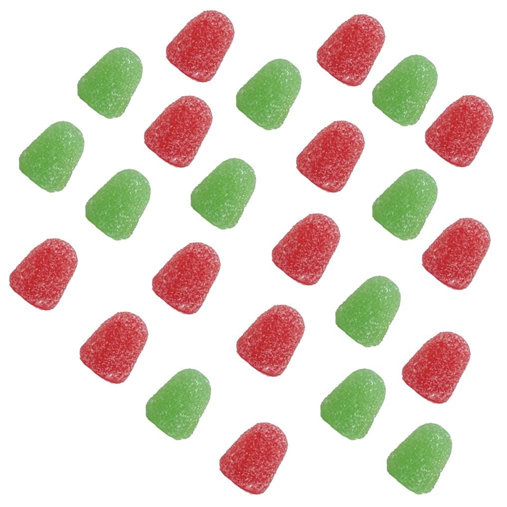 Fruidles Christmas Red and Green Spice Gummy Drops, Gluten-Free, Fun & Festive Holiday Gummies Snacking (1 Pound)
