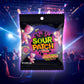 SOUR PATCH KIDS Glow Ups Strawberry-Watermelon Soft & Chewy Gummy Candy, Bulk Candy, 12-3.08 Oz Bags