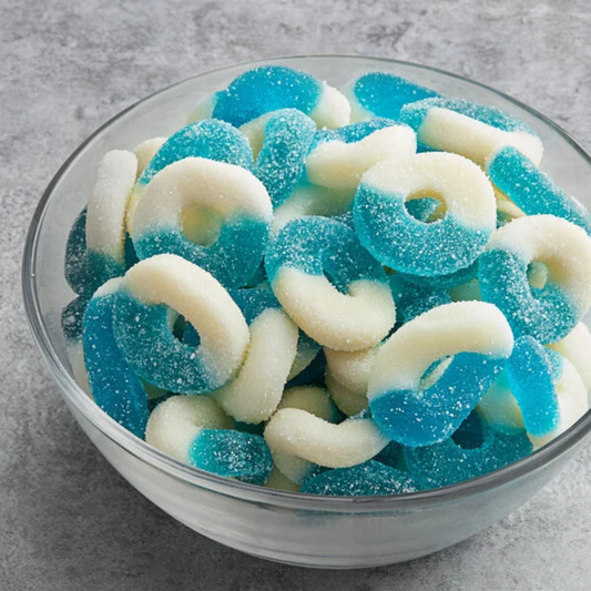Albanese Candy, Gummi Blue Raspberry Rings, 4.5-Pound Bag