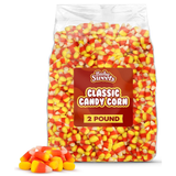 Bulk Candy Corn Candy 2 Pound Bag - Classic Sweet Chewy Tri-Color Autumn Treats