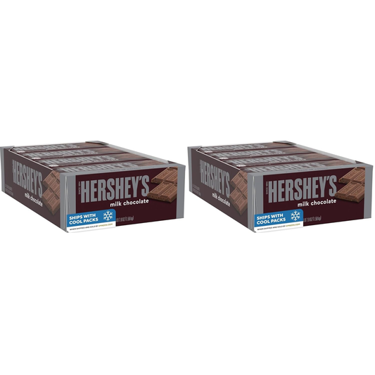 HERSHEY'S Milk Chocolate Candy Bars, 1.55 Oz (Pack of 72)