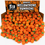 Mellowcreme Pumpkin Candy, Perfect Pumpkin Candies for Halloween Parties (5 Pounds Approx. 400 Pieces)