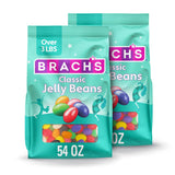 Brach's Classic Jelly Beans, Assorted Fruit Flavors, 54 Oz, 2 Ct | Pineapple, Lemon, Lime, Orange, Strawberry, Cherry, Grape