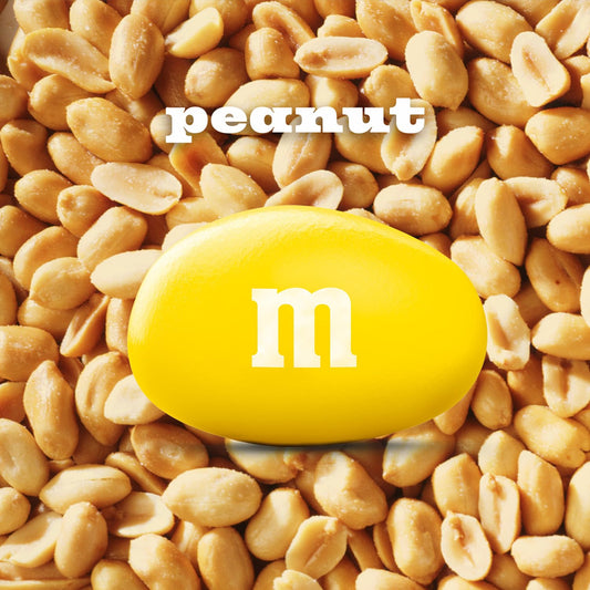 M&M'S Peanut Candy Jars, Assorted Chocolate Candies, Party Size Bulk, 23 Ounces Each, Pack of 2