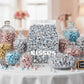 Bulk Kisses Milk Chocolate Candy - 200 Silver Kisses Chocolate Individually Wrapped - 2 Pounds