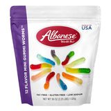 Albanese World's Best 12 Flavor Mini Gummi Worms | 36Oz Bag of Gummy Candy
