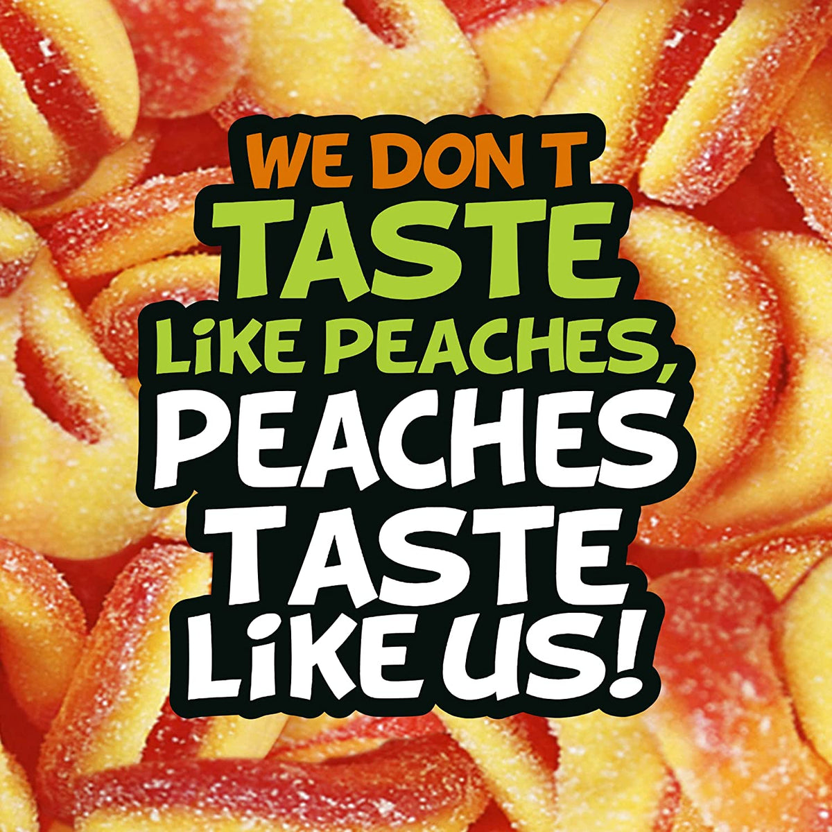 Trolli Peachie O'S Sour Gummy Rings Candy, Bulk Bag, 5 Lb