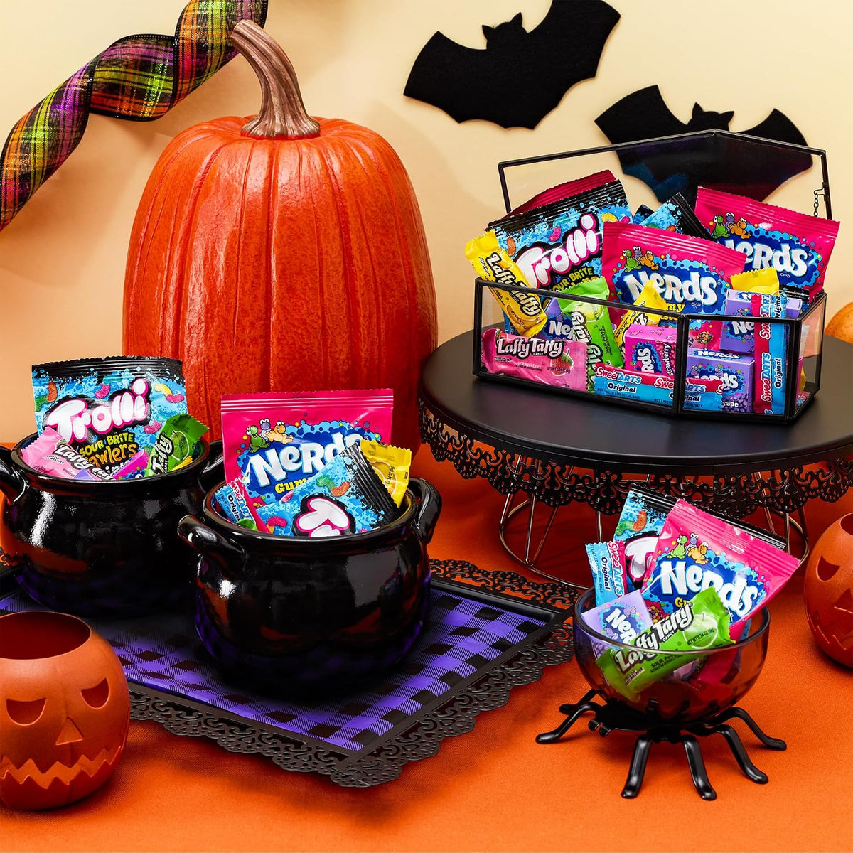 Nerds Core Winners Halloween Candy Variety Bag, Trick or Treat, 180 Ct