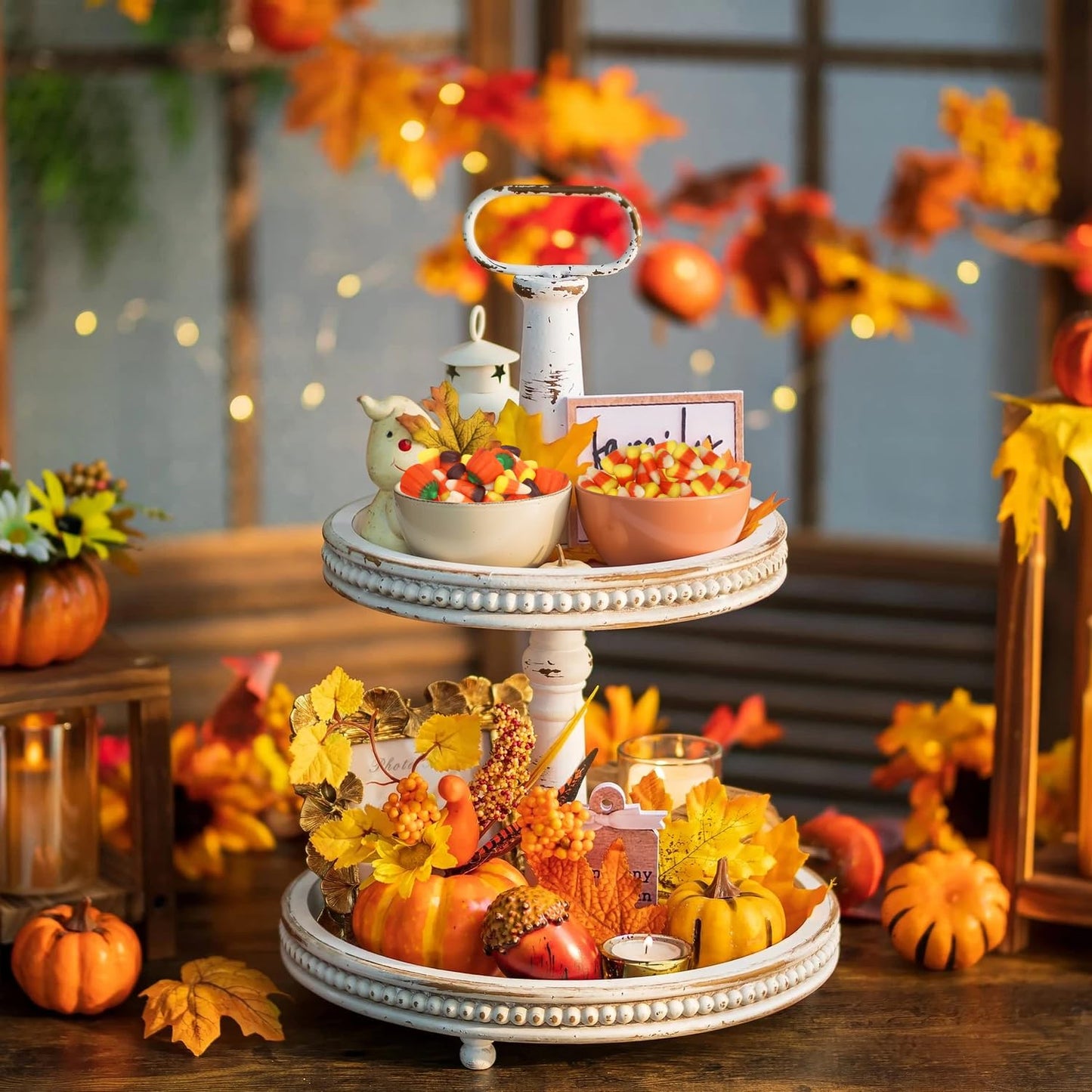 Candy Corn & Autumn Mix Bulk Fall 2 Lb (1 Lb Corn + 1 Lb Autumn Seasonal