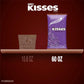 HERSHEY'S KISSES Milk Chocolate Candy Bulk Bag, Purple Foils, 60 Oz