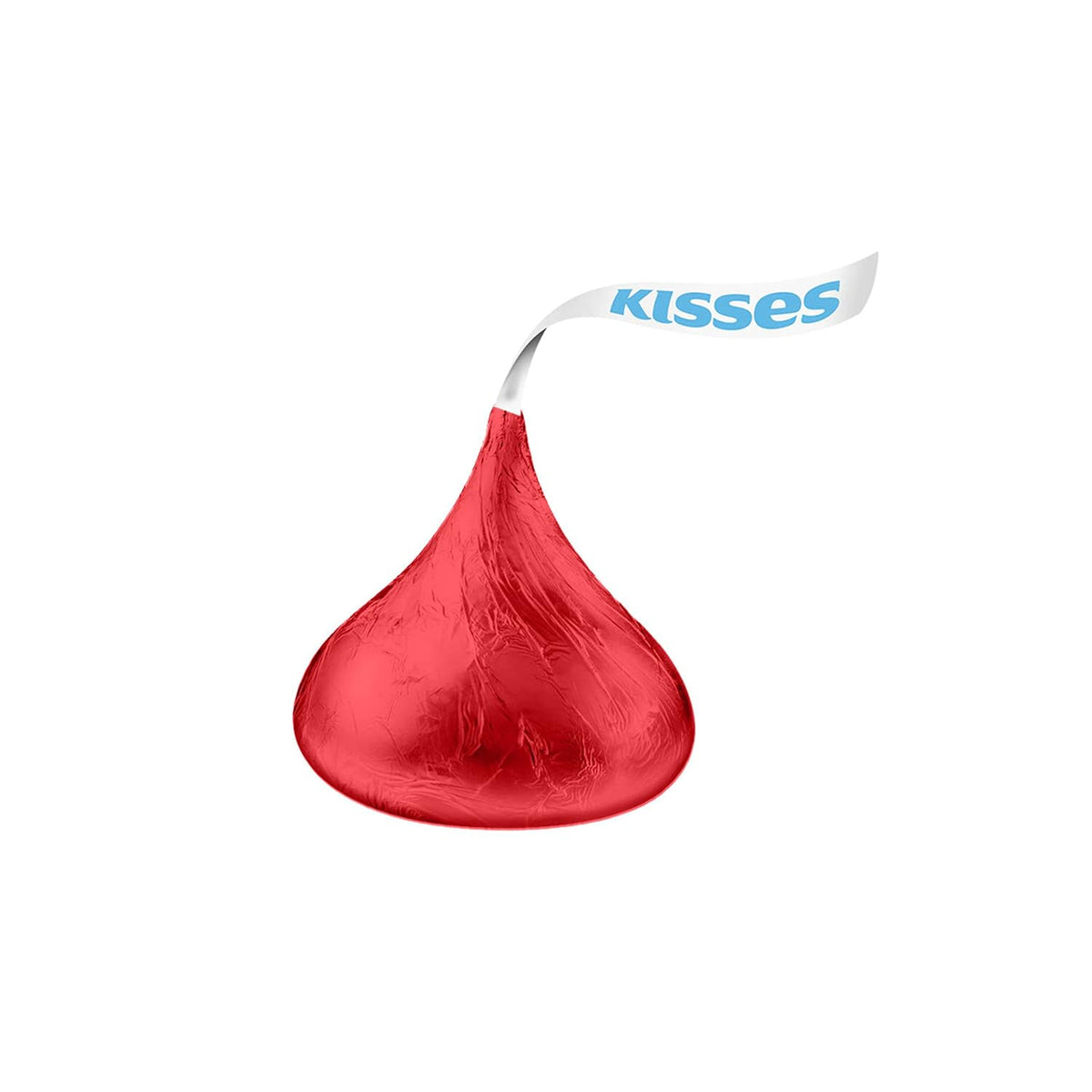 HERSHEY'S KISSES Milk Chocolate Candy Bulk Bag, Red Foils, 60 Oz
