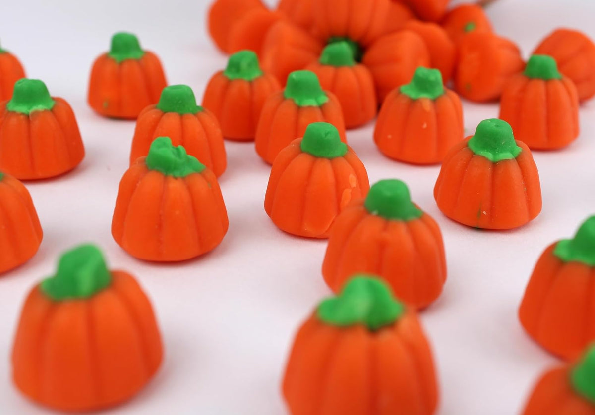 Pumpkin Shaped Mellowcreme Candy Corn, Autumn Candy Pumpkins Bulk Bag, 1 Lb