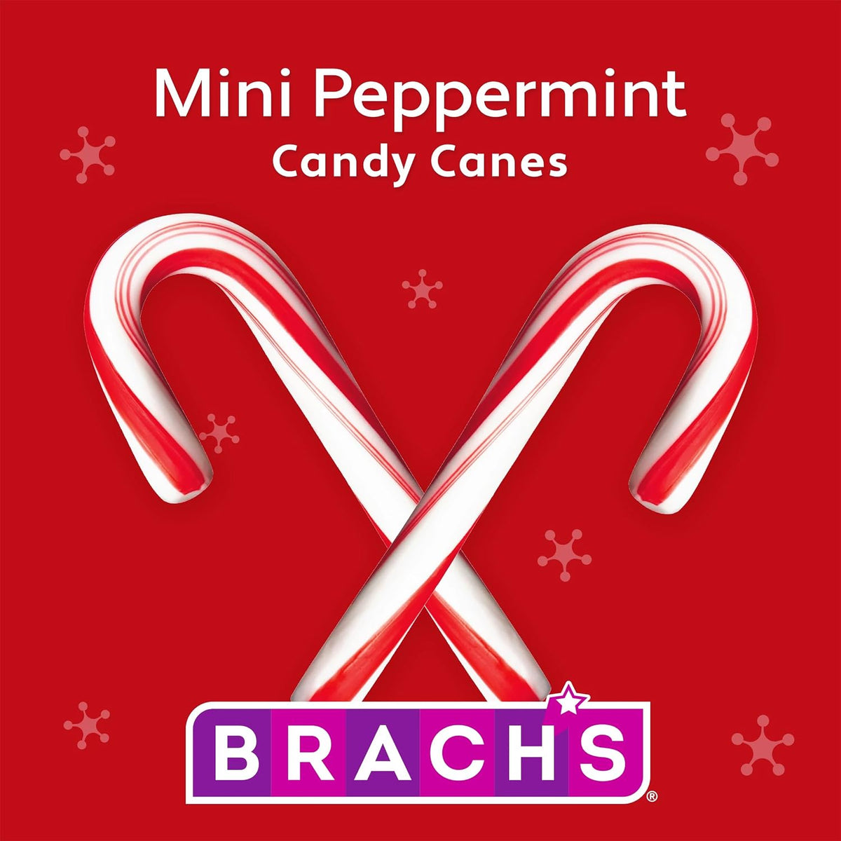 Brach's Mini Peppermint Christmas Candy Canes, 15 Oz, 100 Ct