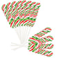 Holiday Twist Lollipops (12 Count) – Red, White & Green, Individually Wrapped, Gluten-Free, Vegan, Dairy-Free Christmas Candy