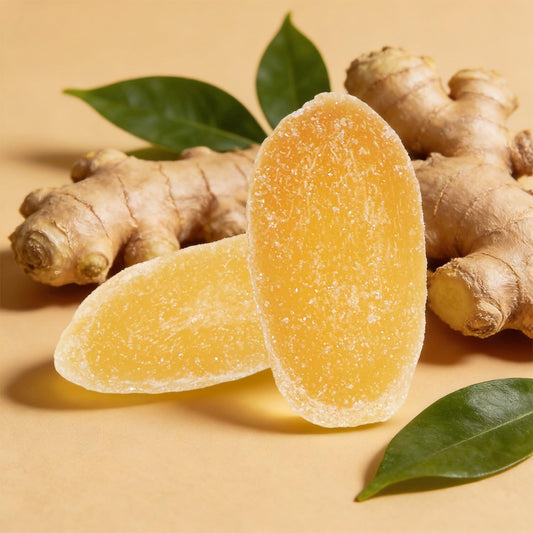 Bulk Dried Crystallized Ginger 2 Pound - Sweet & Spicy Candied Ginger Sugar