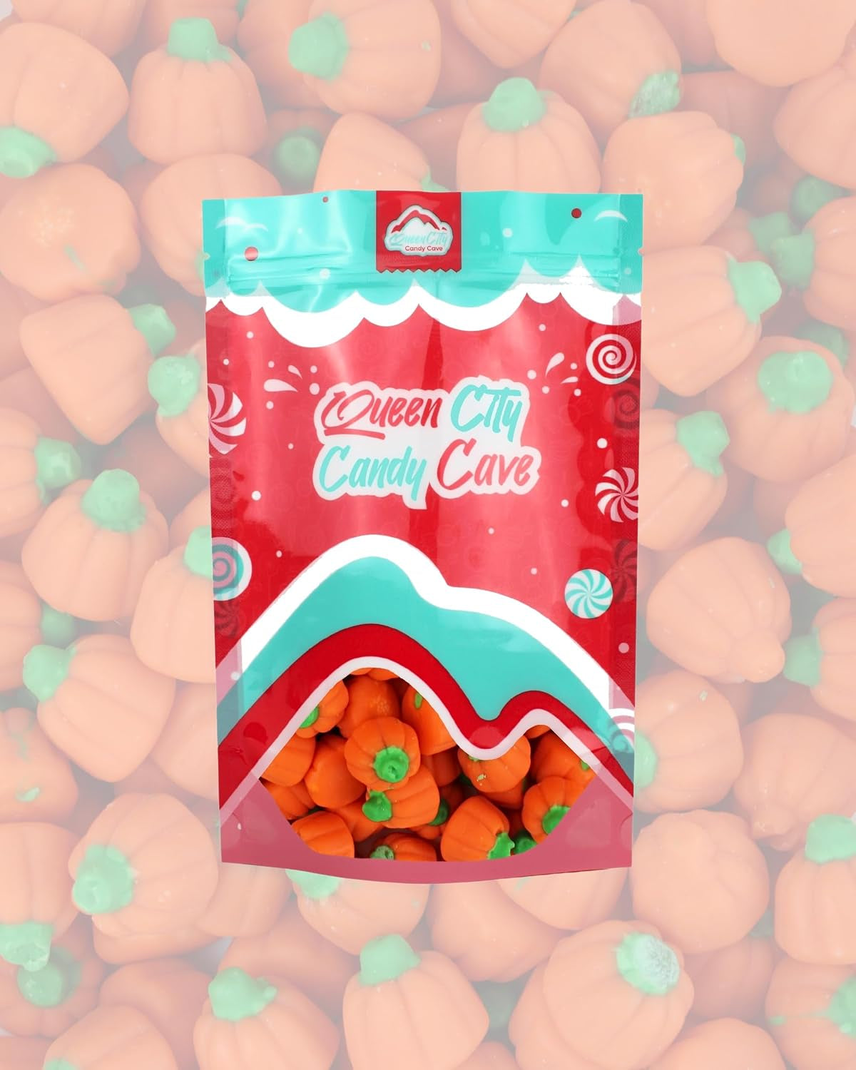 Pumpkin Shaped Mellowcreme Candy Corn, Autumn Candy Pumpkins Bulk Bag, 1 Lb