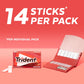Trident Cinnamon Sugar Free Gum, 12 Packs of 14 Pieces (168 Total Pieces)
