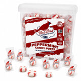 Red Bird Soft Peppermint Candy Mint Puffs, No Red Dye, 52 Oz Tub