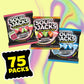 SOUR JACKS, Sour Gummy Candy, Variety Pack, 75 0.5 oz Snack-Size Pouches