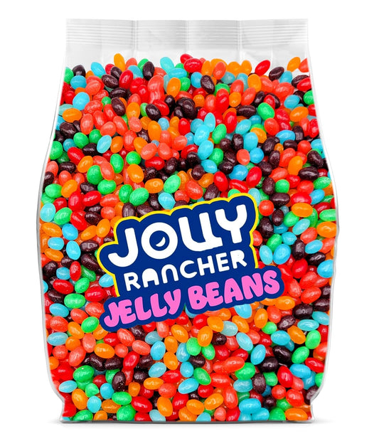 Jollyrancher Jelly Beans Bulk Candy - Assorted Fruit Flavored Jellybeans - 2 Pounds