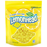 Lemonhead Hard Lemon Candy, Tangy & Sweet, Resealable Bag, 12 Ounce (Pack of 6)