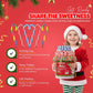 Christmas Candy Canes Assorted Flavors, Tutti Frutti, Blue & White Peppermint Sticks, Red Cherry Mix – 100 Count