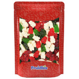 Fruidles Christmas Gummi Bears Candy, Red, White, and Green Delicious Gummies, Fun and Festive Holiday Snacking (2 Pounds)