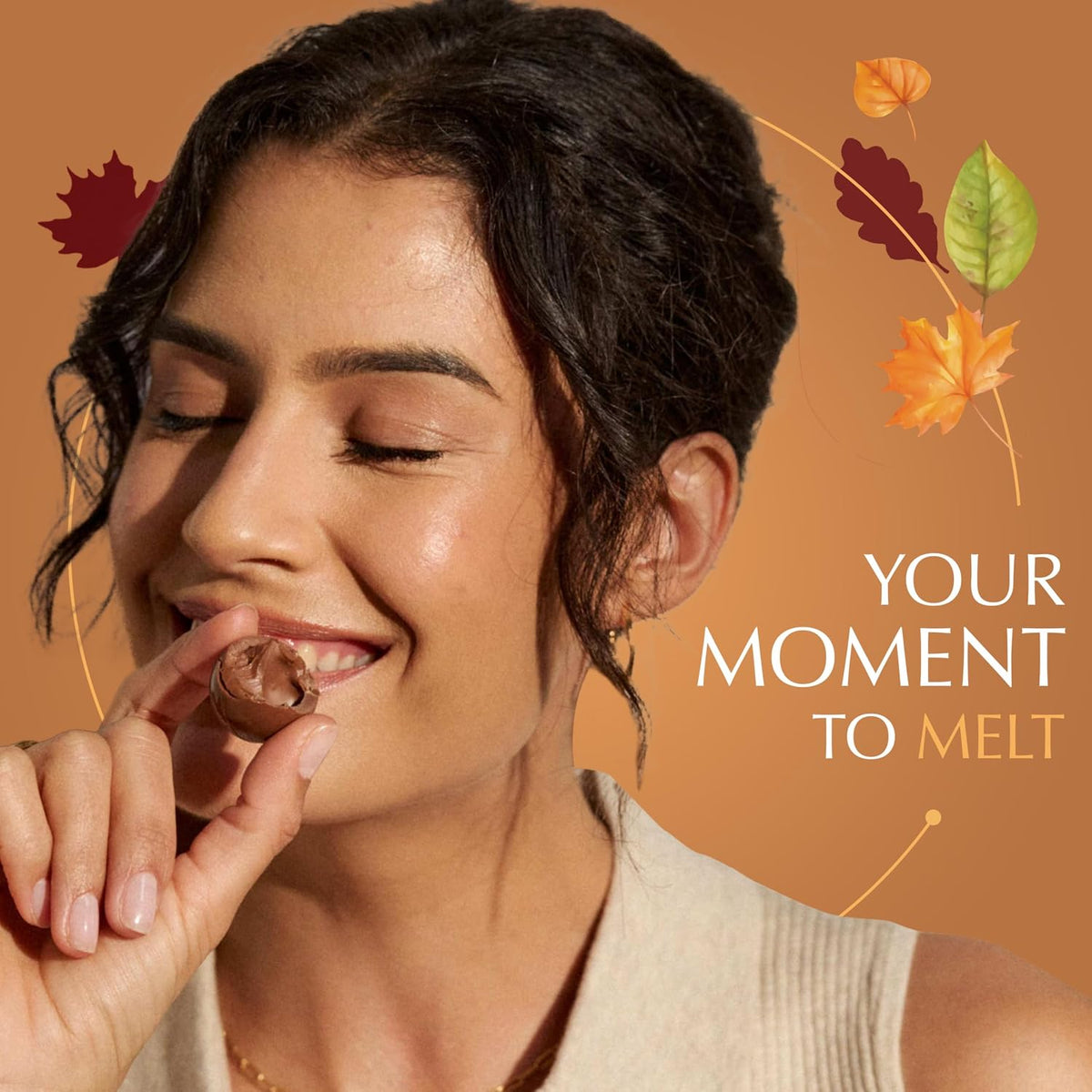 Lindt LINDOR Fall Assorted Milk Chocolate Candy Truffles, 12.7 Oz. Bag