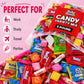 Bulk Candy Variety Pack - 3 Lb Large Assorted Individually Wrapped Party Candies Mix