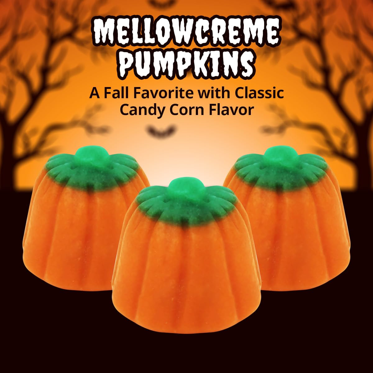 Mellowcreme Pumpkin Candy, Perfect Pumpkin Candies for Halloween Parties (5 Pounds Approx. 400 Pieces)