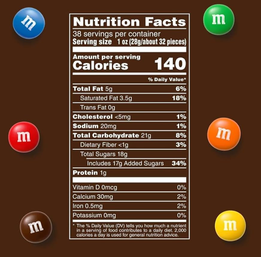M&M's Milk Chocolate Candy - 3Lb Bulk Milk Chocolate M&M Candy