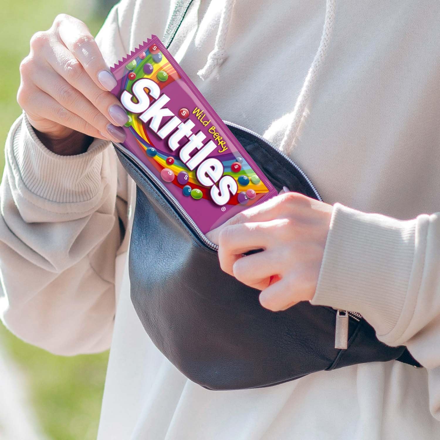 SKITTLES Wild Berry Chewy Candy Full Size Movie Night Party Favor Candy Packs Bulk Box, 2.17 Oz, (Pack of 36)