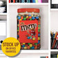 M&MS Bulk (M&MS) Peanut Butter Milk Chocolate (2 Packs) Candy Jar (110 Oz) 